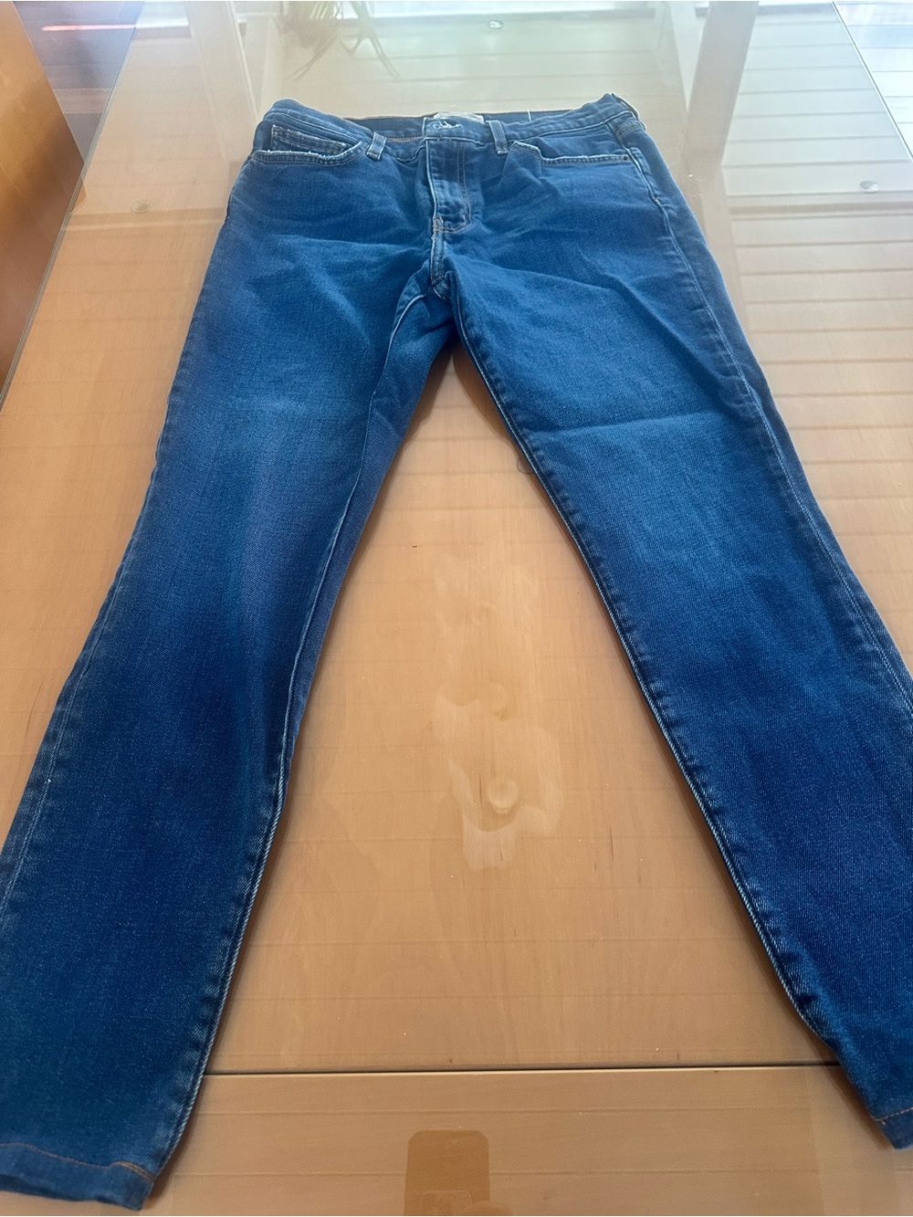 Current/Elliott Women’s Slim Straight Dark Blue Jeans